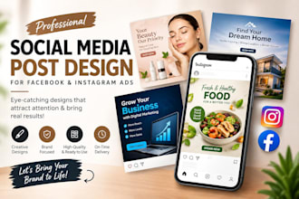 design facebook and instagram posts