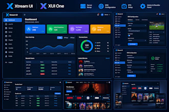 configure your xtream ui, xui one server, dns, epg configure and setup