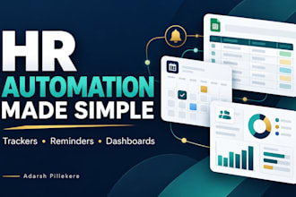 automate your HR dashboards processes and trackers