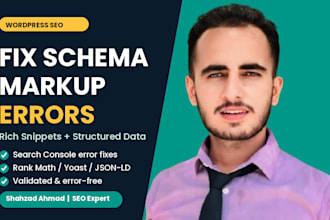 fix schema errors and add rich snippets markup on wordpress