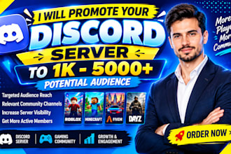 promote your discord server gaming community growth