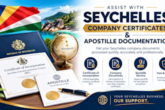 obtain seychelles company certificates and apostille documentation