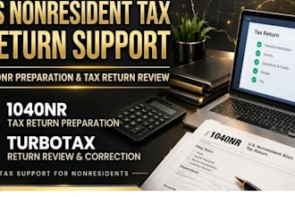 help with US nonresident tax returns and turbotax review