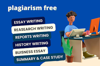 do urgent report writing, research writing, case studies and history