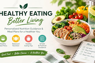 create healthy meal plans and provide nutrition