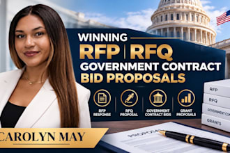 write a winning rfp, rfq, bid proposal and government contract proposal