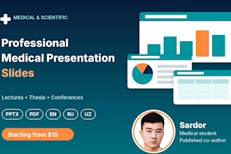 design professional medical and scientific presentation slides