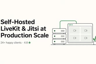 design and deploy self hosted livekit or jitsi video at production scale