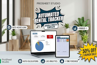 provide an automated rental property tracker google sheet