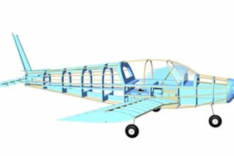 design a 3d printable rc airplane model with print ready files