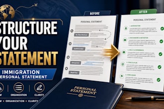 improve the structure of your immigration personal statement