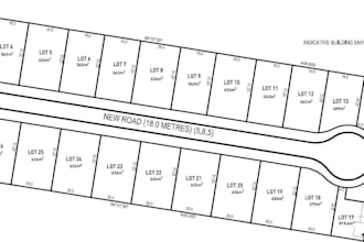 create a minor subdivision layout and parcel split plan