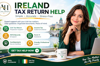 help with irish tax return, income tax, paye, form 11, tax preparation
