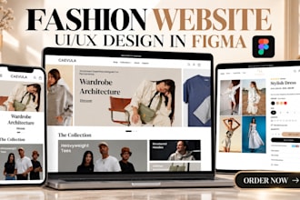 design a fashion ecommerce website in figma