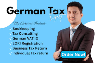 help with german tax returns, german vat and elster filing