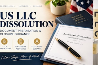 prepare US llc dissolution documents and ein closure guidance
