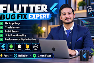 fix flutter app bugs, crashes and build errors