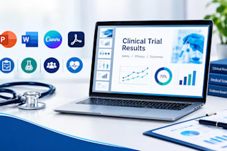 design clinical trial presentations, clinical research medical powerpoint slides