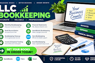 do llc bookkeeping, quickbooks and financial statements
