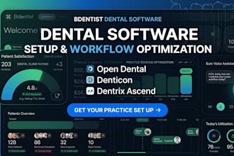 setup denticon dental intelligence open dental oryx cs softdent  dentrix ascend