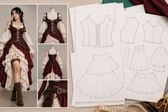 create custom pepakura templates and eva foam armor patterns for cosplay costume