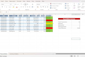 create an excel invoice and expense tracker