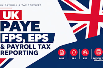 handle UK paye, fps, eps and payroll tax reporting