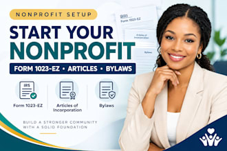 do 501c3 non profit formation, tax exempt status, ngo bylaws, ein registration
