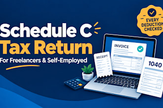 prepare your 1040 schedule c self employed tax returns for freelancers
