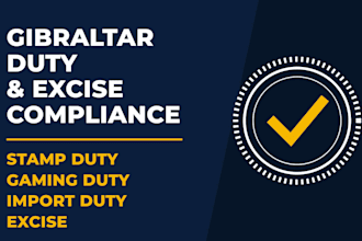 handle gibraltar stamp duty gaming duty import duty excise asset