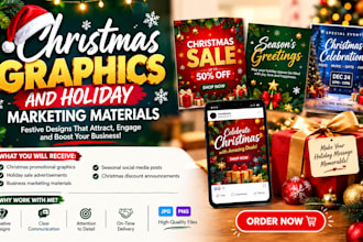 design christmas flyers and holiday posters