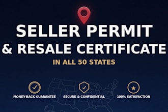 get your US seller permit and resale certificate