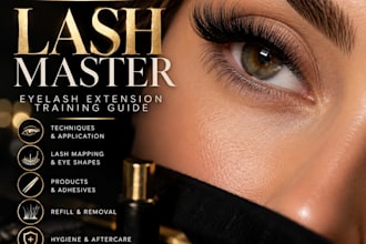 provide a digital eyelash extension training guide