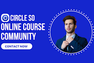 setup circle so online course build circle so community circle membership site
