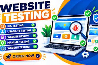 do manual website testing, QA and usability testing to find bugs before lunch