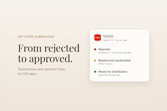 publish your ios app to the app store or fix rejections