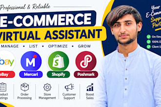 be your ebay, mercari, shopify and poshmark virtual assistant