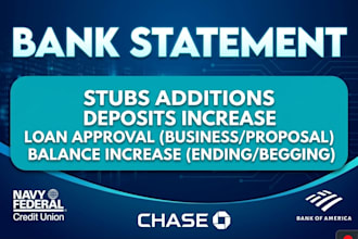 do bank statement bank statement work on urgent basis