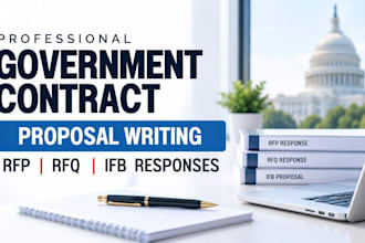 write government contract proposal and rfp rfq response ifb bid proposal
