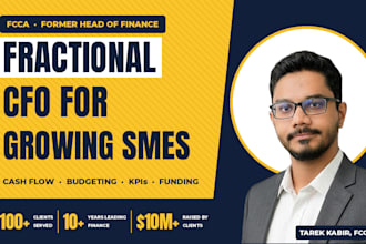 be your fractional cfo for cash flow, budgeting and growth strategy