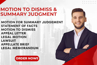 draft, edit, and review your motion for summary judgment