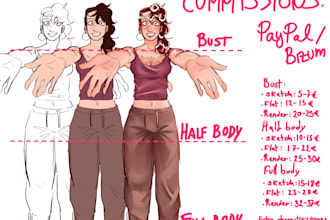 sketch of any character