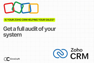 audit your zoho CRM and give you a clear plan