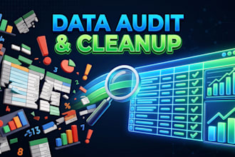 audit, clean, deduplicate, and format your complex data