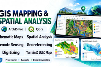 create accurate gis maps and spatial analysis with arcgis pro and qgis