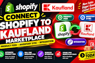 connect shopify to kaufland marketplace product feed inventory sync integration