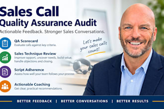 audit your sales calls to improve conversions