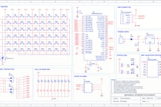 design keyboard cad layouts, pcb design, qmk firmware, precise engineering pack