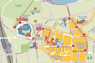 walking tour maps, heritage trails, historic landmark maps and cultural tourism