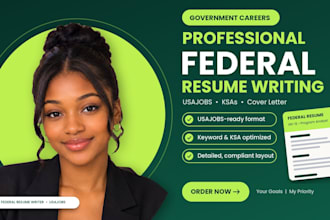 write a federal resume for usajobs government jobs